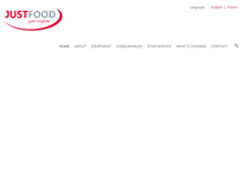 Tablet Screenshot of justfoodwestafrica.com